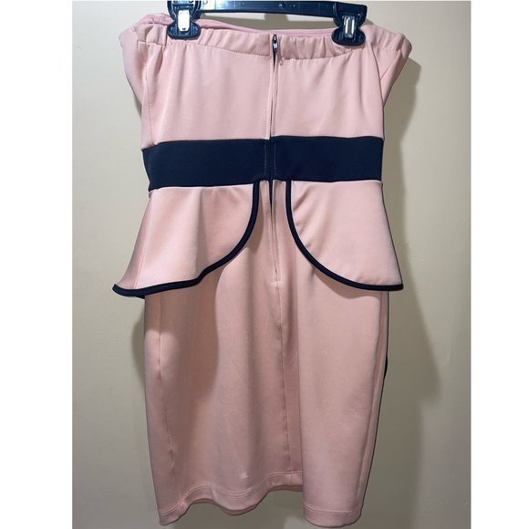 Mystic Light Pink Strapless Large Dress - Picture 3 of 3